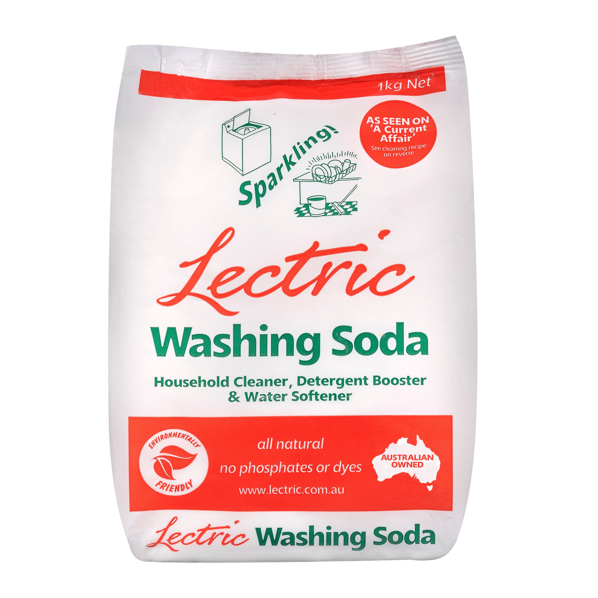 Lectric Washing Soda 1kg — Australian made and owned